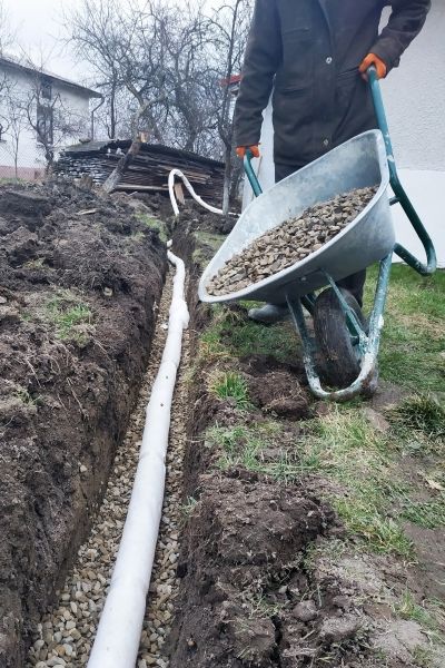 Drain Trenching in La Crosse