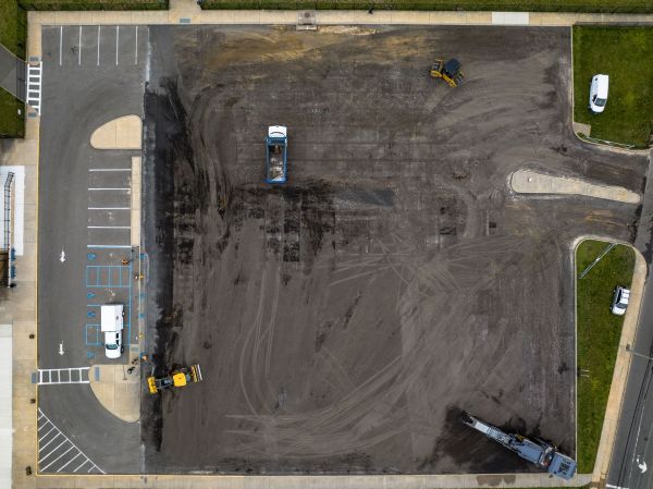 Parking Lot Excavation in La Crosse