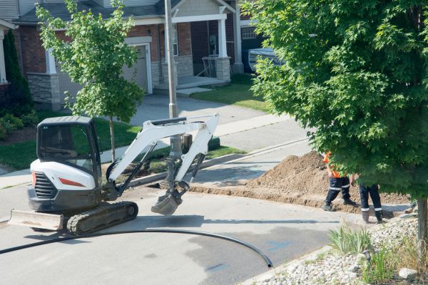 Electrical Line Trenching in La Crosse